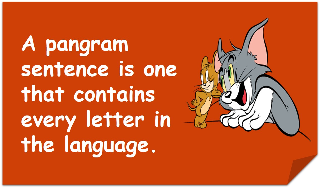 Pangram Sentence
