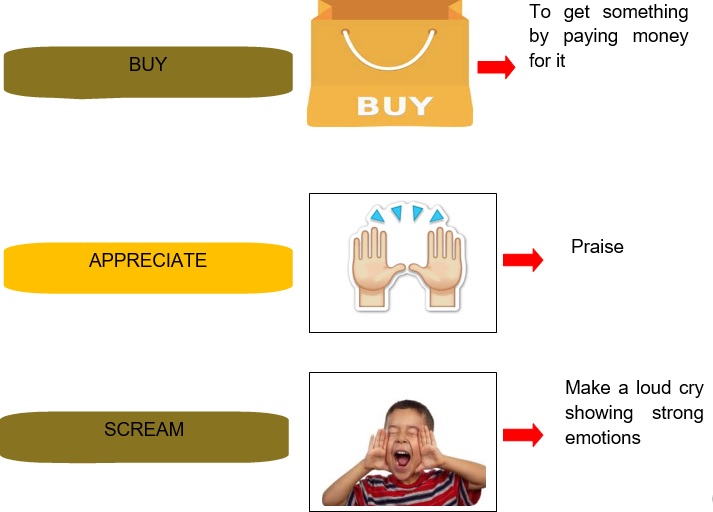 Class 1 Words Their Meanings And Opposites English Square