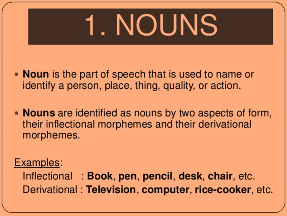 Nouns And Pronouns