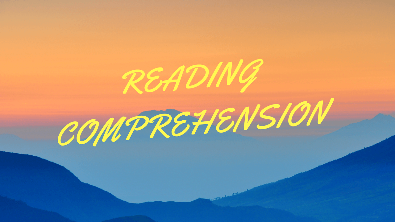 Comprehension (Prose & Poetry)